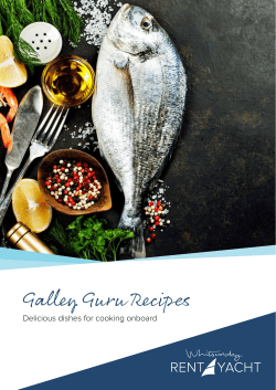 Galley Guru Recipes - Whitsunday Rent A Yacht
