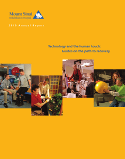 Technology and the human touch: Guides on the path to recovery