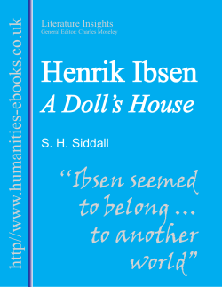 Ibsen seemed to belong &hellip; to another world - Humanities