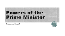 Powers of the Prime Minister