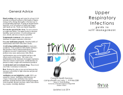 Upper Respiratory Infections