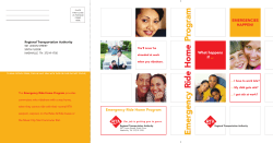 E m erg ency R id e H ome P ro g ram