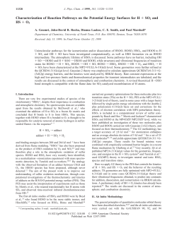 Characterization of Reaction Pathways on the Potential Energy
