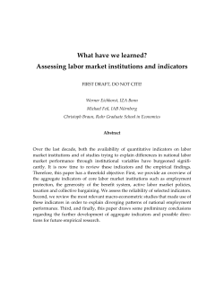 Werner Eichhorst and Christoph Braun