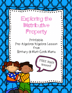 Understanding the Distributive Property