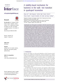 Full Text  - Journal of The Royal Society Interface