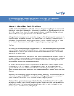 A Court Is A Poor Place To Air Dirty Linen