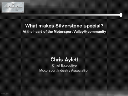 Chris Aylett, Motorsport Industry Association
