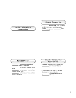 naming hydrocarbons
