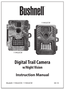 119422CW/119432CW Digital Trail Cam w/NV