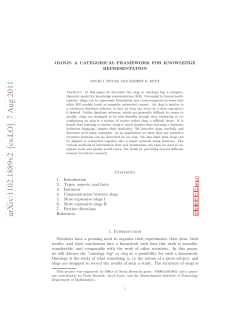 Ologs: a categorical framework for knowledge representation