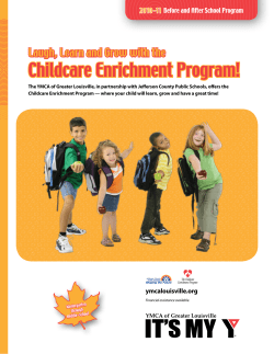 Childcare Enrichment Program!