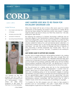 amy harper uses wia to re-train for excellent grainger job