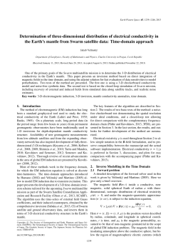 Determination of three-dimensional distribution of electrical