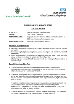 Job description149.25Kb - South Tyneside Council