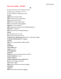IODP dictionary - International Ocean Discovery Program