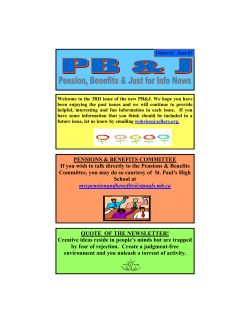 Issue Three - SWOB Group Benefits Inc.