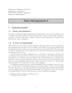Data Management 3 - Open Computing Facility