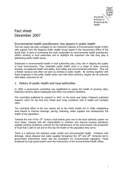EH fact sheet