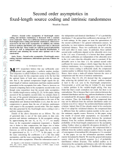 Second order asymptotics in fixed-length source coding and