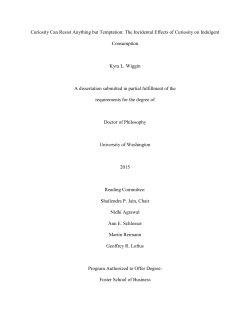 Curiosity Can Resist Anything but Temptation: The Incidental Effects