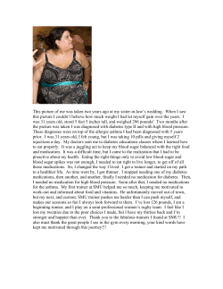 This picture of me was taken two years ago at my sister-in