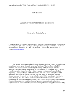 Precious: The Complexity of Resilience