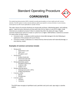 Corrosives