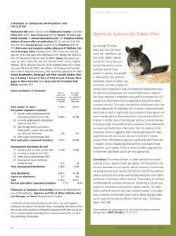 Optimum Sutures for Exotic Pets