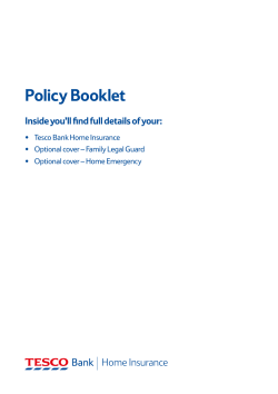 Policy Booklet