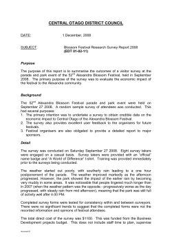 CENTRAL OTAGO DISTRICT COUNCIL