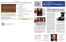 Ankle Sprained on Street Leads to $560,000 Verdict