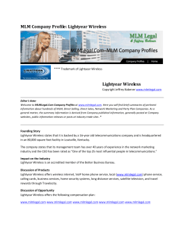 MLM Company Profile: Lightyear Wireless Lightyear