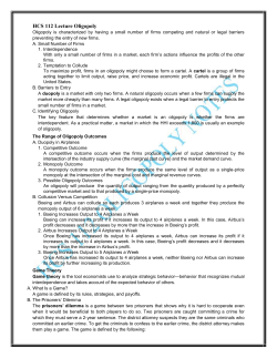 ECN 112 Chapter 16 Lecture Notes