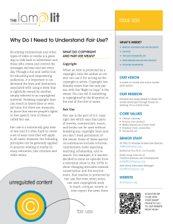 unregulated content fair use