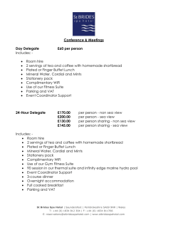 room rates pdf