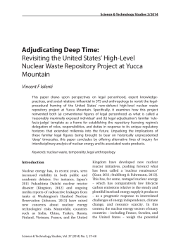 Adjudicating Deep Time: Revisiting the United States