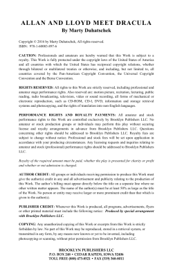 ALLAN AND LLOYD MEET DRACULA