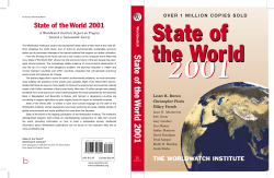State of the W orld 2001 - United Diversity