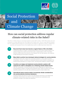 The Sahel - Social Protection Platform