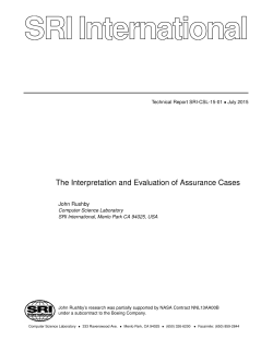 The Interpretation and Evaluation of Assurance Cases