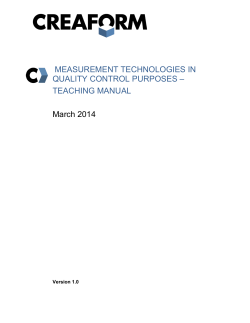Measurement Technologies in QC Purposes