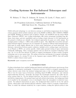 Cooling Systems for Far-Infrared Telescopes and