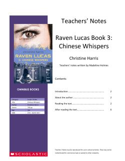 Chinese Whispers - Scholastic Australia