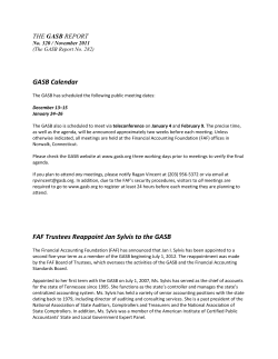 The GASB Report