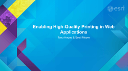 Enabling High-Quality Printing in Web Applications