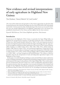 New evidence and revised interpretations of early