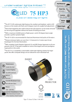 Brochure - Underwater Lights Limited
