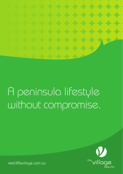 A peninsula lifestyle without compromise.