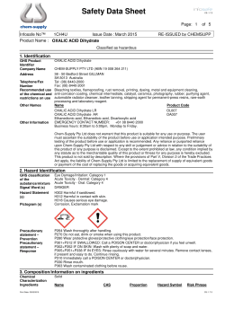 SDS - Chem